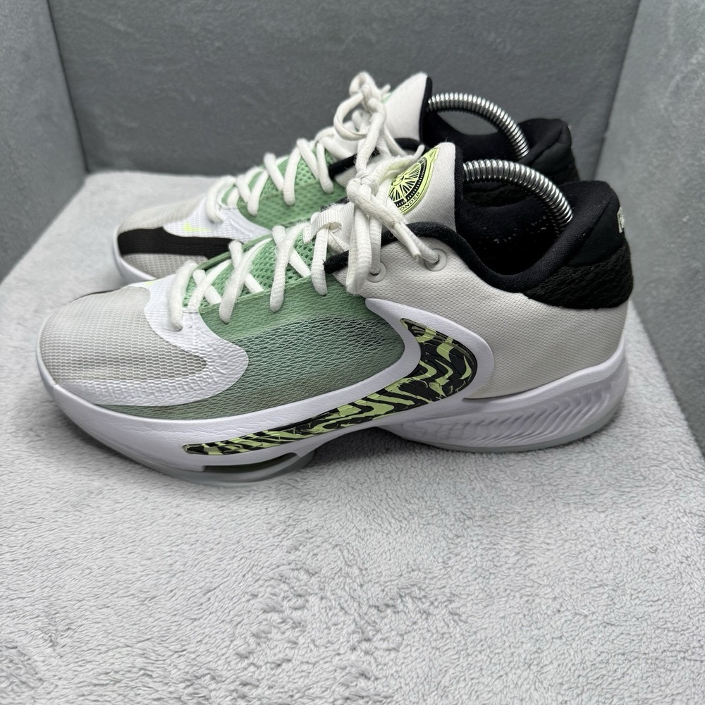 Nike Zoom Freak 4 Greek Coastline Men's 8 White Green DJ6149-100 Basketball